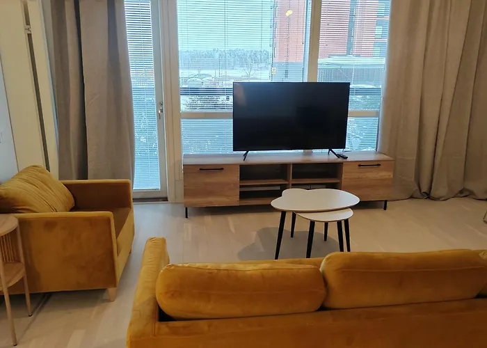 Tyylikaes Kolmio Saimaan Rannalla Апартаменты